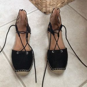 Black espadrilles